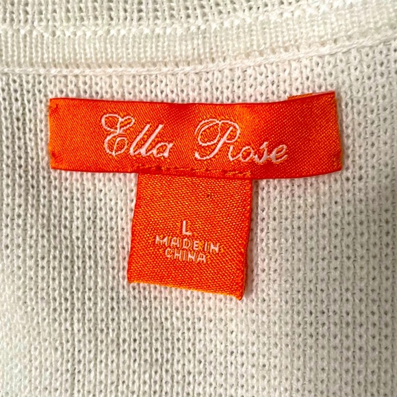 Ella Rose linen blend knit cardigan. Runs small - Picture 8 of 8